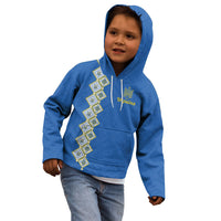 Personalised Ukrainian Tryzub Pattern Kid Hoodie