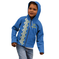 Personalised Ukrainian Tryzub Pattern Kid Hoodie