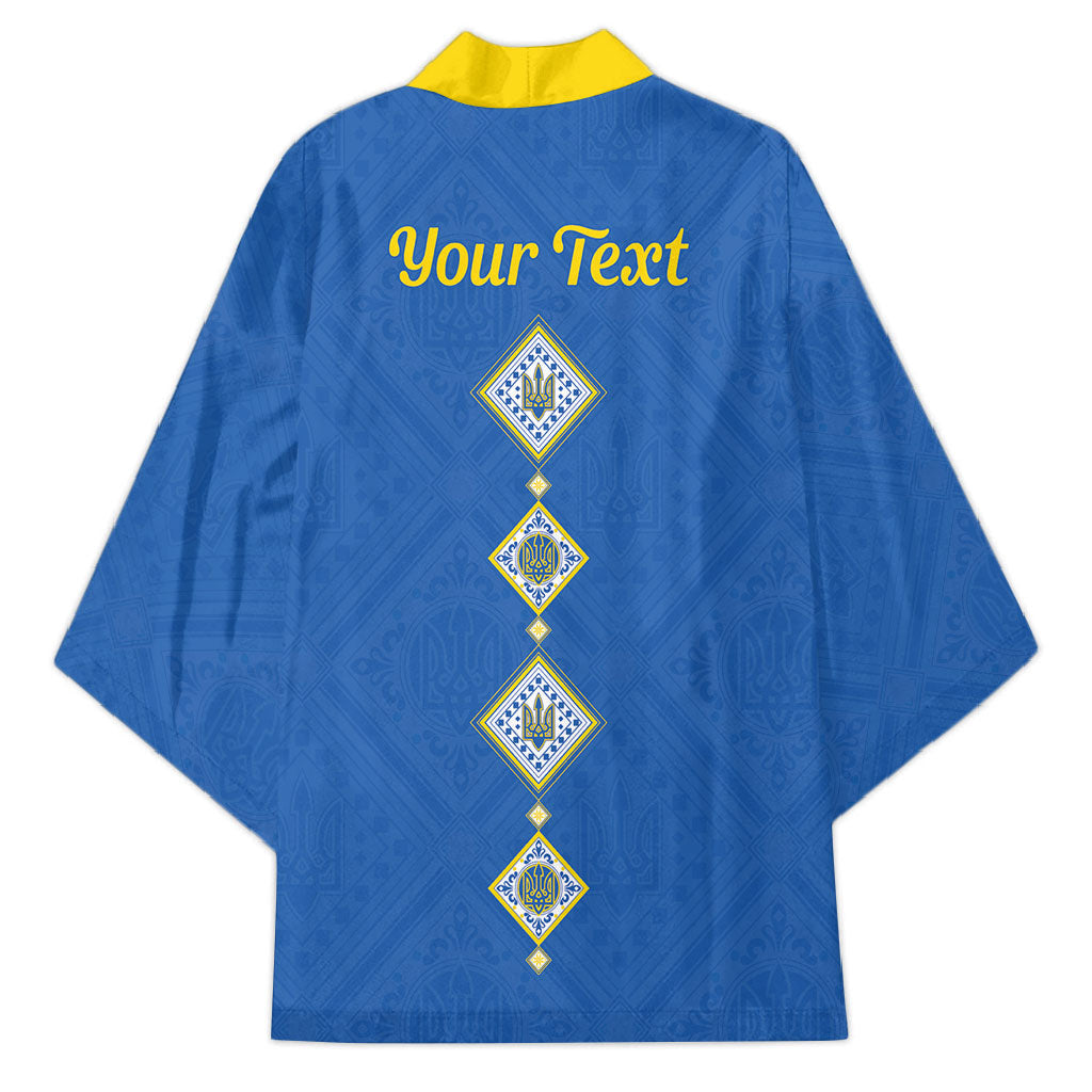 Personalised Ukrainian Tryzub Pattern Kimono