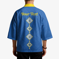 Personalised Ukrainian Tryzub Pattern Kimono