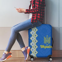 Ukrainian Tryzub Pattern Luggage Cover