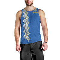 Personalised Ukrainian Tryzub Pattern Men Tank Top