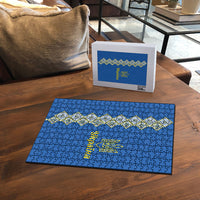 Ukrainian Tryzub Pattern Puzzle
