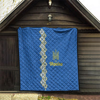 Ukrainian Tryzub Pattern Quilt