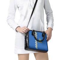 Ukrainian Tryzub Pattern Shoulder Handbag