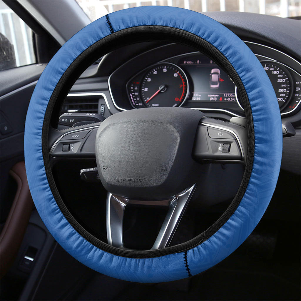 Ukrainian Tryzub Pattern Steering Wheel Cover