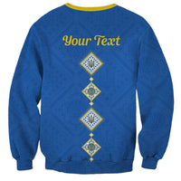 Personalised Ukrainian Tryzub Pattern Sweatshirt