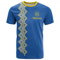 Personalised Ukrainian Tryzub Pattern T Shirt