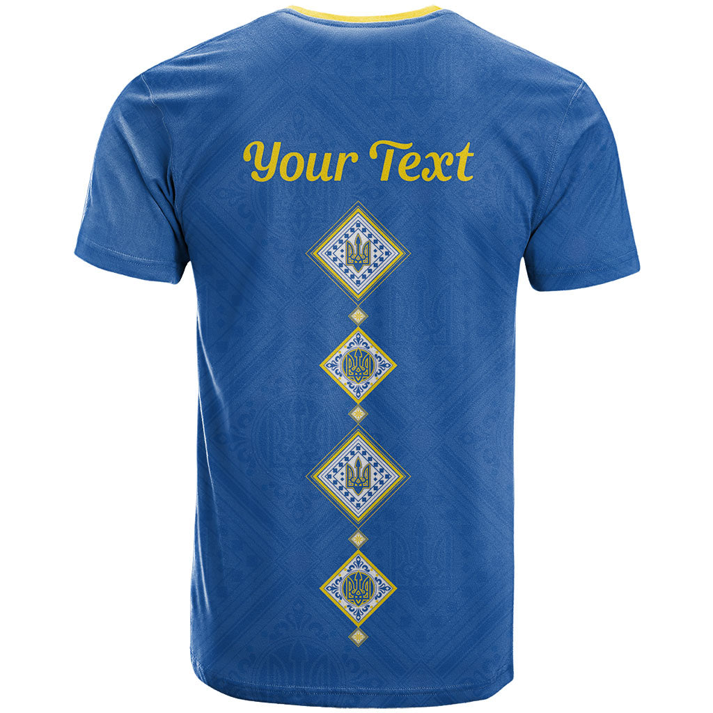 Personalised Ukrainian Tryzub Pattern T Shirt