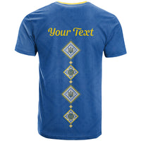 Personalised Ukrainian Tryzub Pattern T Shirt