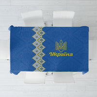 Ukrainian Tryzub Pattern Tablecloth