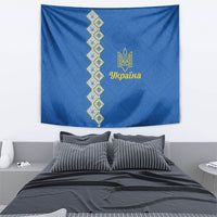 Ukrainian Tryzub Pattern Tapestry