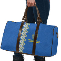 Ukrainian Tryzub Pattern Travel Bag