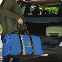Ukrainian Tryzub Pattern Travel Bag