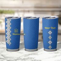 Personalised Ukrainian Tryzub Pattern Tumbler Cup