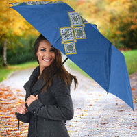 Ukrainian Tryzub Pattern Umbrella