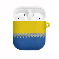 Ukraine Trident Symbol AirPods Case Ukrainian Flag Inspired