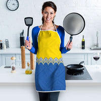 Ukraine Trident Symbol Apron Ukrainian Flag Inspired