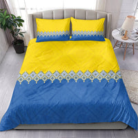 Ukraine Trident Symbol Bedding Set Ukrainian Flag Inspired