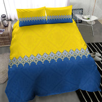 Ukraine Trident Symbol Bedding Set Ukrainian Flag Inspired