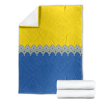 Ukraine Trident Symbol Blanket Ukrainian Flag Inspired