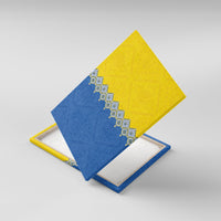 Ukraine Trident Symbol Canvas Wall Art Ukrainian Flag Inspired