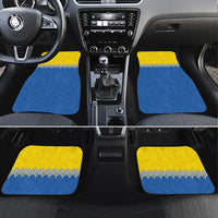 Ukraine Trident Symbol Car Mats Ukrainian Flag Inspired