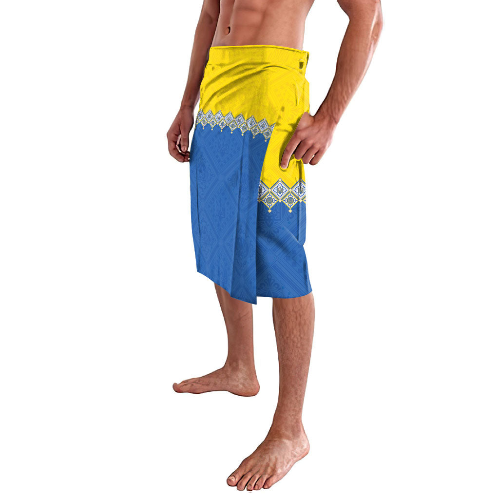 Ukraine Trident Symbol Lavalava Ukrainian Flag Inspired