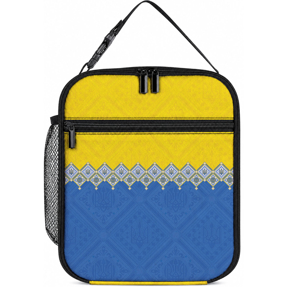 Ukraine Trident Symbol Lunch Bag Ukrainian Flag Inspired