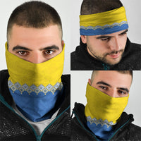 Ukraine Trident Symbol Neck Gaiter Ukrainian Flag Inspired