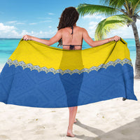 Ukraine Trident Symbol Sarong Ukrainian Flag Inspired