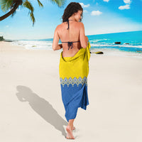 Ukraine Trident Symbol Sarong Ukrainian Flag Inspired