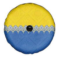 Ukraine Trident Symbol Spare Tire Cover Ukrainian Flag Inspired