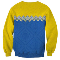 Ukraine Trident Symbol Sweatshirt Ukrainian Flag Inspired