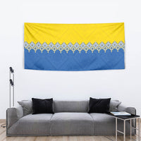 Ukraine Trident Symbol Tapestry Ukrainian Flag Inspired