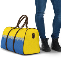 Ukraine Trident Symbol Travel Bag Ukrainian Flag Inspired