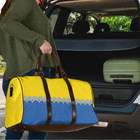 Ukraine Trident Symbol Travel Bag Ukrainian Flag Inspired