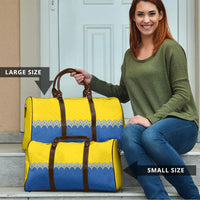 Ukraine Trident Symbol Travel Bag Ukrainian Flag Inspired
