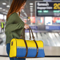Ukraine Trident Symbol Travel Bag Ukrainian Flag Inspired