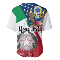 Personalised Italian American Heritage Month Baseball Jersey - Wonder Print Shop