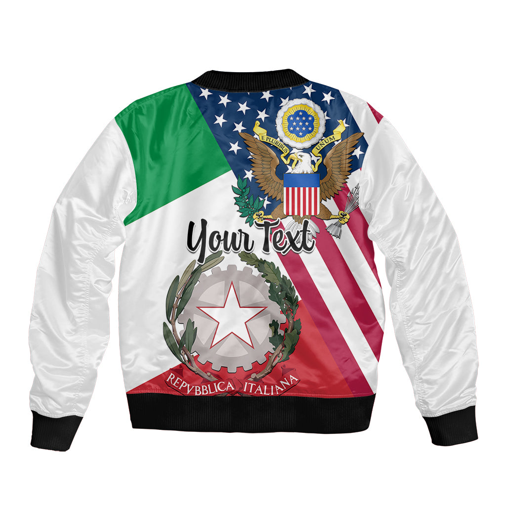Personalised Italian American Heritage Month Bomber Jacket - Wonder Print Shop