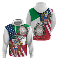 Personalised Italian American Heritage Month Hoodie - Wonder Print Shop