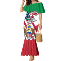 Personalised Italian American Heritage Month Mermaid Dress - Wonder Print Shop