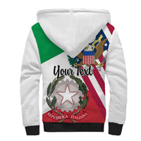 Personalised Italian American Heritage Month Sherpa Hoodie - Wonder Print Shop