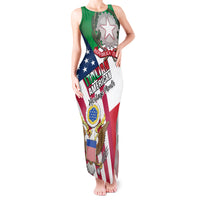 Personalised Italian American Heritage Month Tank Maxi Dress - Wonder Print Shop