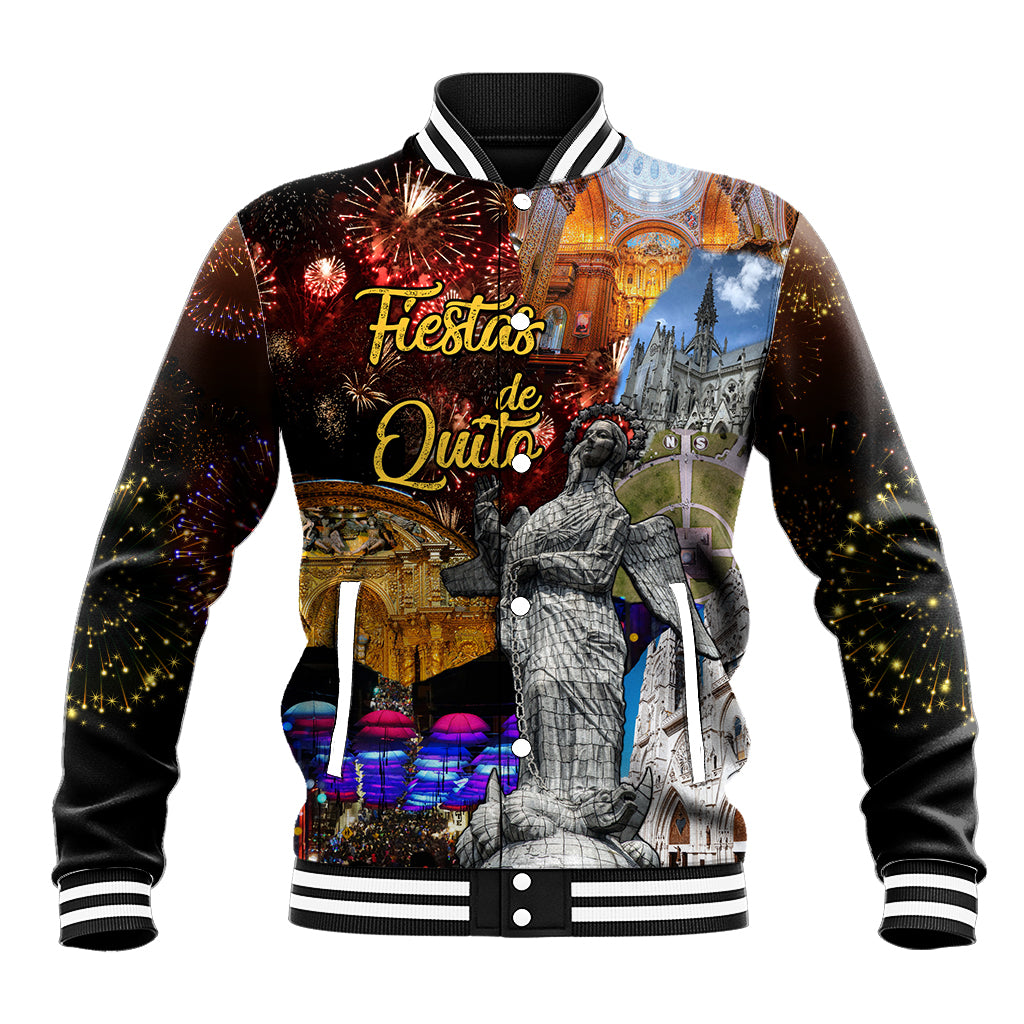 Ecuador Baseball Jacket Fiestas de Quito 2023 Unique Version - Wonder Print Shop