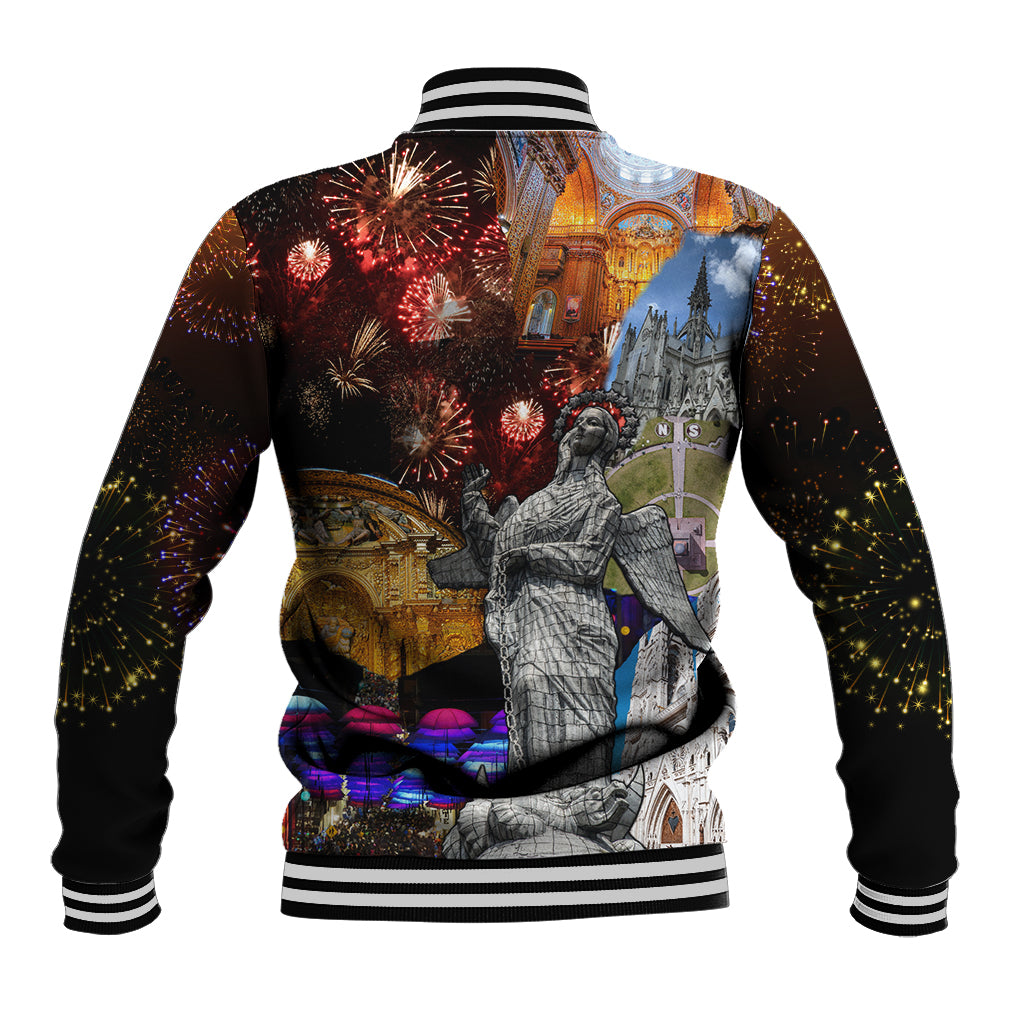 Ecuador Baseball Jacket Fiestas de Quito 2023 Unique Version - Wonder Print Shop