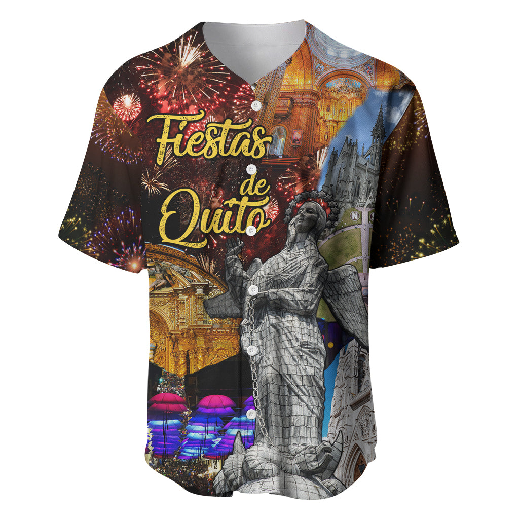 Ecuador Baseball Jersey Fiestas de Quito 2023 Unique Version - Wonder Print Shop