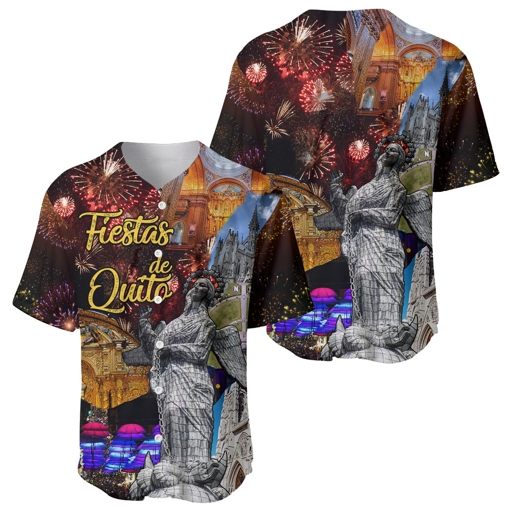 Ecuador Baseball Jersey Fiestas de Quito 2023 Unique Version - Wonder Print Shop