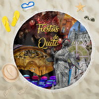 Ecuador Beach Blanket Fiestas de Quito 2023 Unique Version - Wonder Print Shop